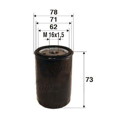 VALEO Oliefilter 586034 VALEO 586034 originele Oliefilter Simca 1000 kosten