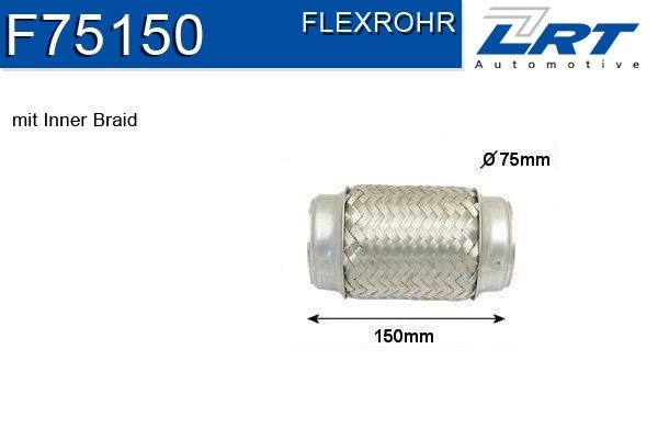 LRT Flexrohr, Auspuff F75150 F75150 LRT Flexstück MITSUBISHI Kosten