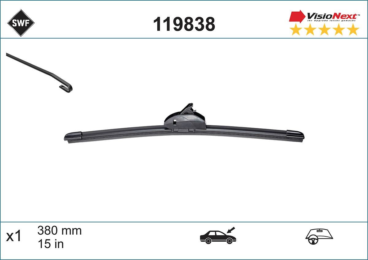 SWF Scheibenwischer 119838 119838 SWF VisioNext Scheibenwischerblätter