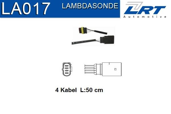 LRT Adapter, lambdasond LA017 LA017 LRT nox-sensor Mercedes 124-serie