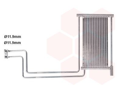 VAN WEZEL Eļļas radiators, Motoreļļa 06003368 06003368 Eļļas radiators MAZDA 6 VAN WEZEL