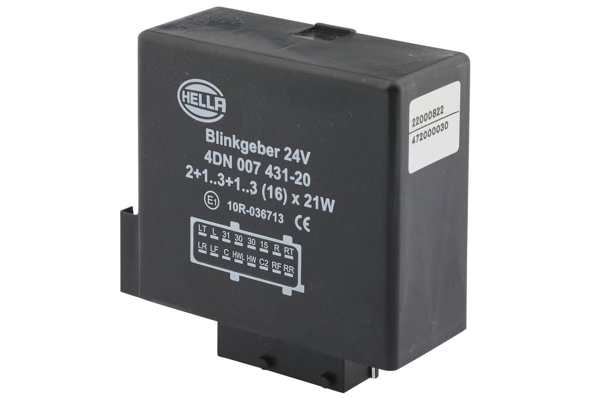 HELLA Pagrieziena signāla pārtraucējs 4DN 007 431-201 4DN 007 431-201 HELLA Pagriezienu signāla relejs Subaru lēti