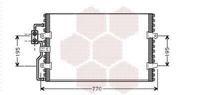 VAN WEZEL Lauhdutin, ilmastointilaite 09005093 VAN WEZEL 09005093 FIAT Scudo I Flatbed Kuorma-auto/Alusta (220) lauhdutin