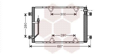 VAN WEZEL Kondensator, klimaanlegg 52005107 52005107 AC kondensator VAN WEZEL SUZUKI LIANA
