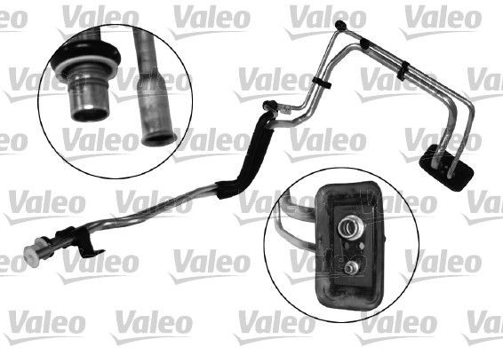 VALEO Hoge drukleiding, airconditioning 818513 Airco slang VALEO MALIBU 818513 goedkoop