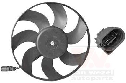 VAN WEZEL Motoventilateur 5894746 Ventilateur de radiateur VAN WEZEL IBIZA 5894746 pas cher