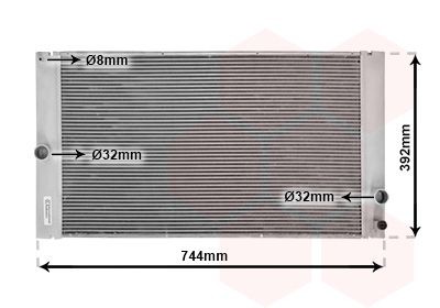 VAN WEZEL Engine radiator 59002141 VAN WEZEL 59002141 Volvo V50 545 radiator replacement