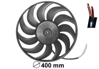 VAN WEZEL Radiatora ventilators 0325747 0325747 VAN WEZEL Radiatora ventilators Nissan lēti