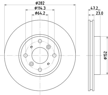 HELLA Embrayage, ventilateur de radiateur 8MV 376 758-771 Embrayage refroidisseur ventilateur HELLA AURIS 8MV 376 758-771 pas cher