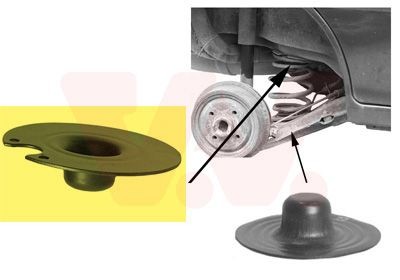 VAN WEZEL Fjærskive 3764399 Fjærskive VAN WEZEL Hyundai i40 3764399
