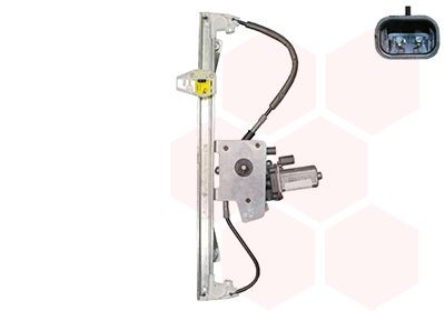 VAN WEZEL Window regulator 1873261 Ford FOCUS VAN WEZEL window regulator 1873261