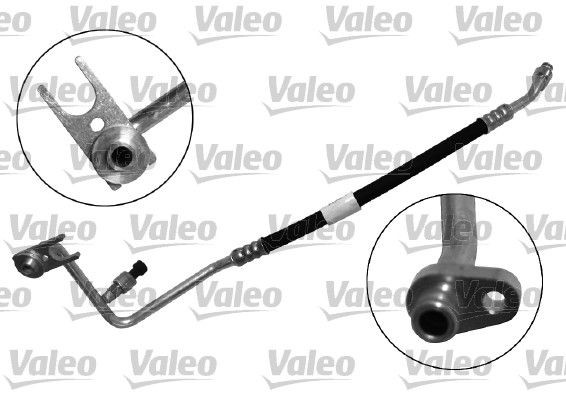 VALEO Högtrycksledning, klimatanläggning 818425 818425 VALEO ac rör Ford FOCUS