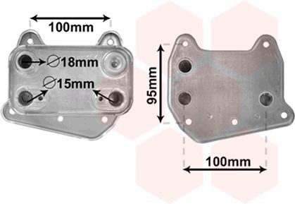 VAN WEZEL Radiador de óleo, óleo do motor 30003495 VAN WEZEL 30003495 Radiador de óleo do motor ML W163 preço