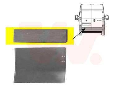 VAN WEZEL Heckklappe 1747149 Laderaumklappe VAN WEZEL Abarth RITMO 1747149