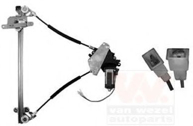 VAN WEZEL Stikla pacelšanas mehānisms 3317261 VAN WEZEL 3317261 Stikla pacēlāji Nissan Almera N15 Hatchback cena