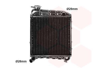 VAN WEZEL Radiator, motorkjøling 02002001 Radiator motor VAN WEZEL Rover 200 02002001