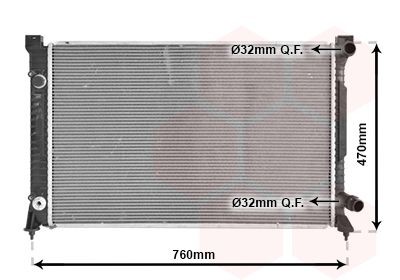 VAN WEZEL Radiador, arrefecimento do motor 03002158 03002158 Radiador VAN WEZEL AUDI A8
