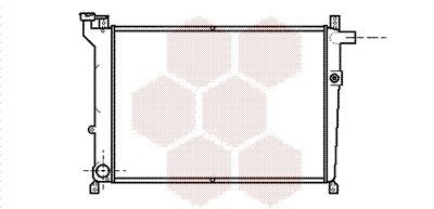 Køler, motorkøling VAN WEZEL 13002098 VAN WEZEL 13002098 Køler NISSAN BLUEBIRD 2003