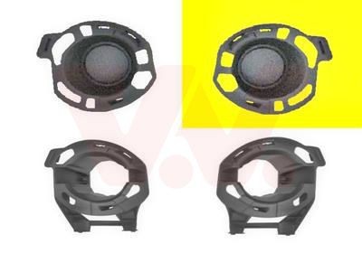 VAN WEZEL Grille de ventilation, pare-chocs 4333593 VAN WEZEL 4333593 Grille de ventilation, pare-chocs