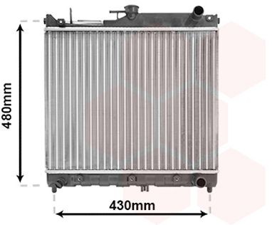 VAN WEZEL Radiatore motore 52002055 52002055 costo Radiatore VAN WEZEL SUZUKI SX4