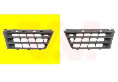 VAN WEZEL Grille de calandre 4328512 VAN WEZEL 4328512 Grille de radiateur Renault 19 I pas cher
