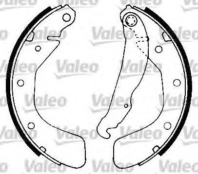VALEO Trumbromssats 554624 554624 VALEO trumbroms Opel CORSA