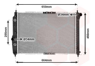 VAN WEZEL Kylare 81002068 81002068 Kylare VAN WEZEL CHEVROLET COLORADO