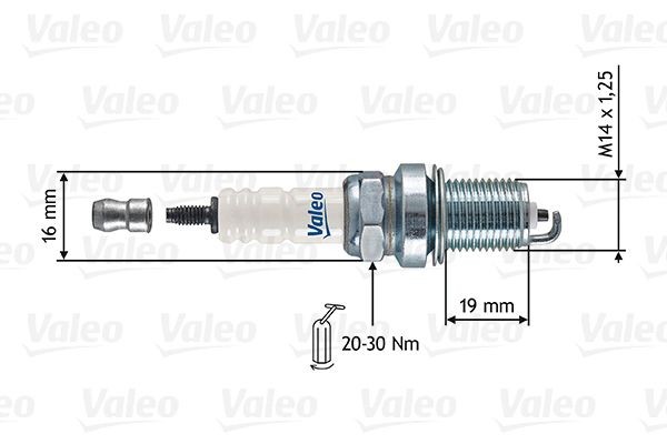 VALEO Tennplugg 246855 Tennplugg VALEO 121 246855 billige