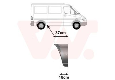 Küljesein VAN WEZEL 3075140 VAN WEZEL 3075140: Küljesein Volkswagen LT 2000