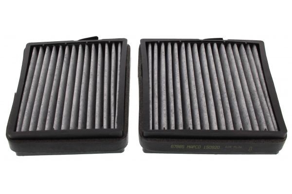 MAPCO Suodatin, sisäilma 67885 Suodatin, sisäilma MAPCO Aktiivihiilisuodatin, 184 mm x 136 mm x 40 mm