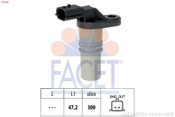 FACET Generatore di impulsi, Albero a gomiti 9.0646 9.0646 Sensore giri motore FACET RENAULT MEGANE costo