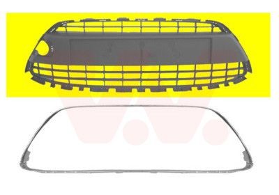 VAN WEZEL Ventilatiegrille, bumper 1807599 VAN WEZEL 1807599 Ventilatiegrille, bumper FORD Mondeo Mk5 Station Wagon (CF) 2.0 Hybrid iVCT 188 Pk 2021