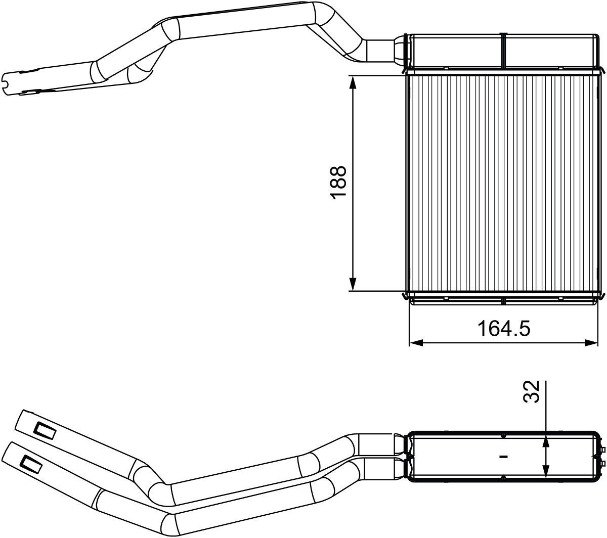 VALEO Siltummainis, Salona apsilde 812367 812367 Salona apsildes radiators VOLVO S80 VALEO