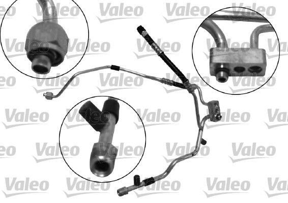 VALEO Conduta de alta pressão, ar condicionado 818493 Conduta de baixa pressão ar condicionado VALEO Ford ECOSPORT 818493
