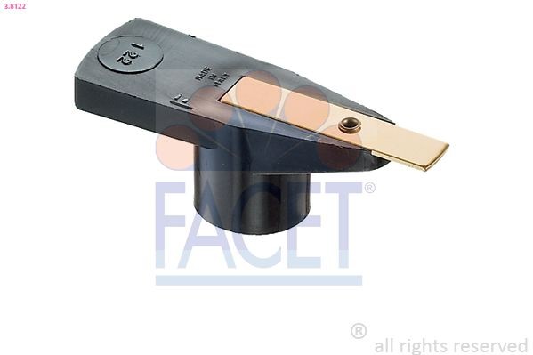 FACET Stroomverdelerrotor 3.8122 Kia CEE'D Stroomverdeler rotor FACET 3.8122