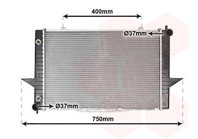 VAN WEZEL Radiateur 59002064 Koelmodule VAN WEZEL 480 E 59002064 goedkoop