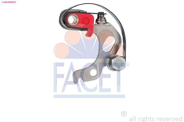 FACET Sada kontaktov rozdeľovača 1.4683MHDV Rozdeľovač zapaľovania FACET Ford TRANSIT 1.4683MHDV