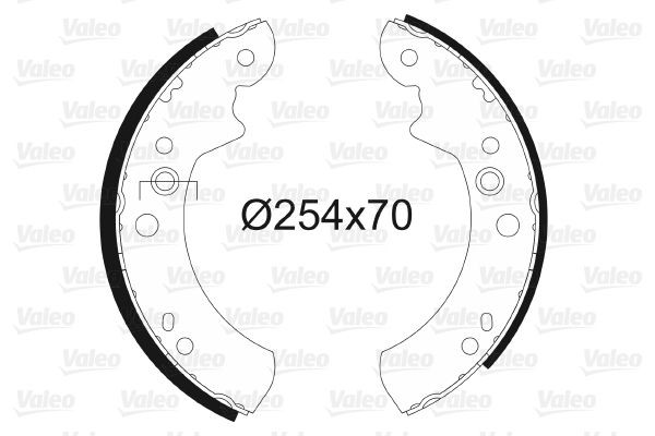 VALEO Bremžu loku komplekts 562066 Bremžu loku VALEO MAVERICK 562066 lēti