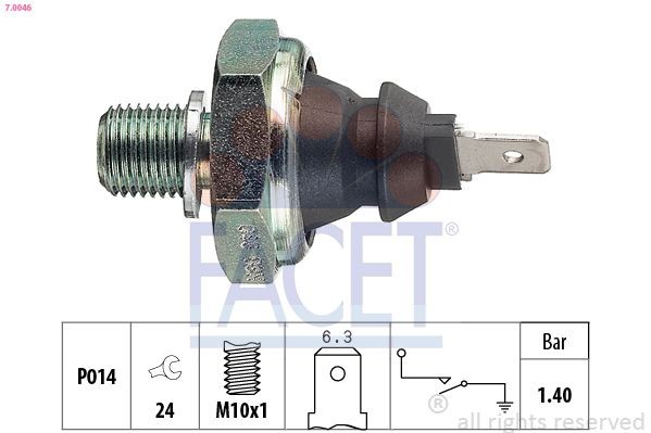 FACET Süütesüsteemikomplekt 4.9879 Küünlajuhtmed FACET TOYOTA 4.9879
