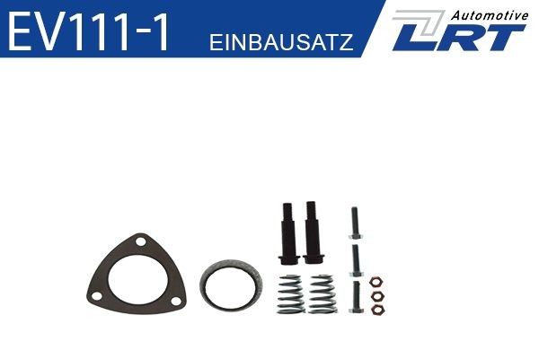 LRT Ekstraudstyr, forkatalysator EV111-1 EV111-1 Euro1- / euro2- / d3- koldstartsregulering TOYOTA AYGO LRT