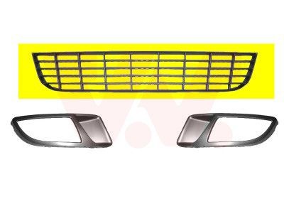 VAN WEZEL Grelha de ventilador, pára-choques 1629590 Grelha desportiva VAN WEZEL Fiat SCUDO 1629590