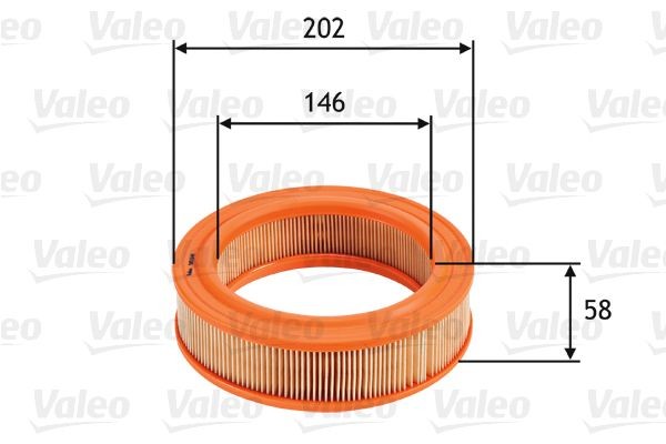 VALEO Filtro aria 585644 VALEO 585644 costo Filtro aria Renault 4 Station Wagon originale