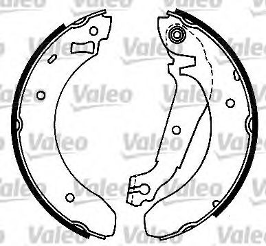VALEO Kit de freins, freins à tambours 553630 Ford TRANSIT Kit freins à tambours VALEO 553630