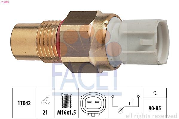 FACET Termocontatto ventola radiatore 7.5289 FACET 7.5289 Bulbo elettroventola KIA Ceed ED prezzo