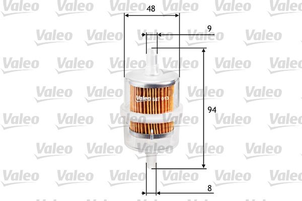 VALEO Drivstoffilter 587013 VALEO 587013 Drivstoffilter RENAULT Rodeo 6 (ACL) billige