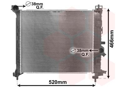 VAN WEZEL Kylare 37002561 VAN WEZEL 37002561 Kylare Opel Meriva B original