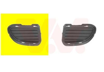 VAN WEZEL Bumper grill 1624592 1624592 VAN WEZEL sport grille for FIAT SEICENTO