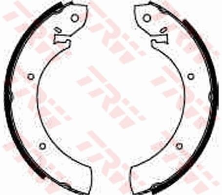 TRW Brake Shoe Set GS6250 TRW GS6250 Trafic I Platform/Chassis (P6) brake shoes cost