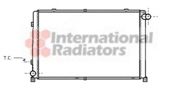 Engine radiator VAN WEZEL 43002139 VAN WEZEL 43002139 2000 RENAULT SAFRANE radiator replacement