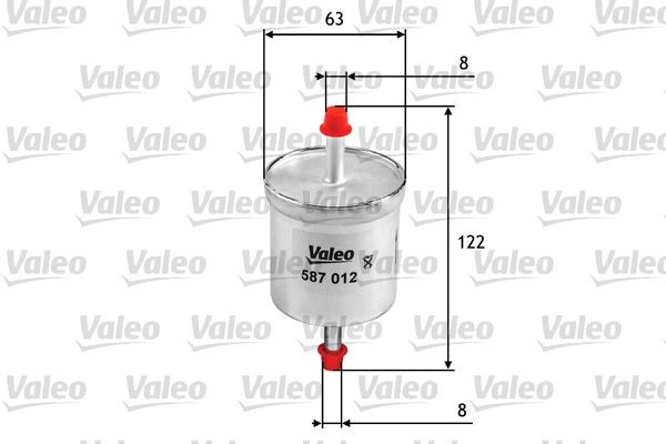 VALEO Brændstof-filter 587012 VALEO 587012 Brændstof-filter